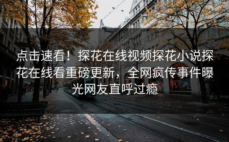 点击速看！探花在线视频探花小说探花在线看重磅更新，全网疯传事件曝光网友直呼过瘾